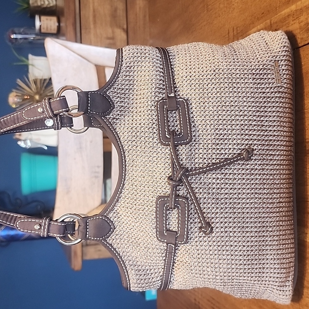 The Sak Tan and Brown Shoulder Bag